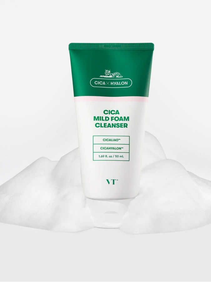 Мягкая очищающая пенка Cica